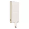 Power Bank  Xiaomi Power Bank, Xiaomi 10000 mah, (Integrated Cable) Tan GL 