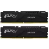 Модуль памяти  KINGSTON 64GB DDR5-6400MHz Kingston FURY Beast (Kit of 2x32GB) (KF564C32BBEK2-64), CL32-39-39, 1.4V, AMD EXPO 1.0/Intel XMP 3.0, Black 