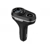 FM transmitter  Tellur Car FM Transmitter, FMT-B5, Bluetooth, Display, MicroSD, USB QuickCharge 3.0, 1 x USBmax 2.4A, MP3/WMA, Tellur Black  TLL622041 