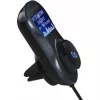 FM transmitter  Tellur Car FM Transmitter, FMT-B4, Bluetooth, Display, MicroSD, USB QuickCharge 3.0, 2 x USB max 3.1A, Tellur Black  TLL622031 