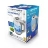 Ceainic electric  ESPERANZA Kettle Esperanza YUKON EKK025W Glass White with LED light, 1500W, 1,7l,  concealed heating element, 360° swivel base, auto shut-off after boiling 