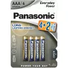 Baterie   PANASONIC Panasonic  "EVERYDAY Power" AAA Blister *6, Alkaline, LR03REE/6B2F 