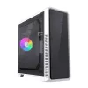 Корпус без БП  GAMEMAX Case ATX GAMEMAX G561E-WH, w/o PSU, 0.5mm, 1x120mm FRGB fans, Transparent panel, 1xUSB3.0, 2xUSB2.0, 1x5.25", 2x2.5", 4x3.5", Black/White 