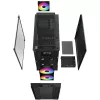 Carcasa fara PSU  DEEPCOOL ”CC360 ARGB” MICRO-ATX CASE, WITH SIDE-WINDOW (TEMPERED GLASS SIDEPANEL) MAGNETIC, WITHOUT PSU, PRE-INSTALLED: REAR 1X120MM ARGB FAN, FRONT: 2X120MM ARGB FANS, MAGNETIC DUST FILTERS, QUICK-RELEASE SSD MOUNTING,2X3.5” BAYS/3X2.5” BAYS, 1XUSB3 