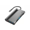 Docking station  HAMA Hama 200102 7in1-USB-C-Docking-Station for 3x USB-A 3.1, HDMI™, VGA, LAN, USB-C (PD), 7 Ports, Super-Speed uo to 5 Gbit/s, Gigabit LAN, Ultra-HD 3840 x 2160, Grey Hama 