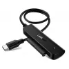 Carcasa externa pentru HDD/SSD  UGREEN UGREEN Adapter Type-C 3.0 to 2.5" SATA III, Support UASP, S.M.A.R.T, TRIM, up to 5Gbps, 50cm CM321, Black 