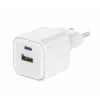 Портативное зарядное устройство  Swissten Universal Home Charger SWISSTEN GaN 1x USB-C 35W PD + 1x USB-A 27W QC White 