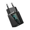 Incarcator  Baseus Universal Home Charger Baseus Super Si, 1xUSB Type-C, 20W, 5V/3A, Cable included (Type-C - Lightning, 1m), Black  TZCCSUP-B01 