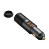 Aвтомобильное зарядное устройство  Baseus USB Car Charger - Baseus Share Together, 2xUSB (U + U + Lighter), 120W, Gray  CCBT-D0G 