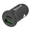 Incarcator masina  Tellur USB Car Charger - Tellur FCC7 2xDC 12-24V, 1xUSB Type-A QC 3.0, 1 xUSB Type-C PD, PD60W, QC30W, Aluminium, Black TLL151251 