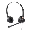 Наушники с микрофоном  Tellur Call center headset wired Tellur Voice 520N, QD, binaural, USB, black, TLL411004 