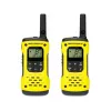 Radio portabil  None Motorola Walkie-Talkie TalkAbout T92 H2O, Twin, IP67, 16 Channels, 10km, Yellow/Black 