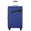 Чемодан  Samsonite LITEBEAM-valiza pe 4 roti 77/28 EXP Albastru aprins 