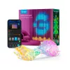 Smart lights  None Outdoor Curtain Lights GOVEE RGBIC Curtain Lights 1.5*2m, Wi-Fi + BT, 520 LEDs, DIY Mode, Music Mode, 520 LEDs, 86+ Scene Modes, IP65 / IP44 Waterproof, Voice Control, App, No Hub Required, Connect 3 Curtains Together for Clearer Patterns H70B13A1 