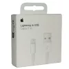 Cablu  APPLE Original Apple Lightning to USB Cable (1 m), Model A1480, White 