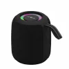 Boxa  GEMBIRD Gembird SPK-BT-LED-05-BK, Bluetooth LED Portable Speaker, 8W RMS, Bluetooth v.5.3, RGB, Built-in microphone, TWS, microSD, built-in lithium battery - 1200 mAh, FM-radio: power and audio cables are anntena, 0.45g, Black 
