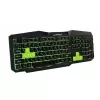 Gaming keyboard  ESPERANZA Keyboard Esperanza TIRONS  EGK201G Green - RU Layout / Gaming, Illuminated 