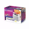 Тостер  Brock Toaster BROCK BT 1008 WH, 750W,  2 slices, pop-up. Variable electronic time control. Jam protection. Automatic shutdown. Cancel function in the middle of a program cycle. Pull-out crumb tray. 