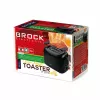 Prajitor de pâine  Brock Toaster BROCK BT 1009 BK, 750W, 2 slices, pop-up. Variable electronic time control. Jam protection. Automatic shutdown. Cancel function in the middle of a program cycle. Pull-out crumb tray. 