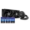 Кулер универсальный  ARCTIC LIQUID FREEZER III 280 MULTI COMPATIBLE ALL-IN-ONE CPU WATER COOLER, INTEL 1851/1700/1200,115X,2011 AMD AM5, AM4, VRM FAN: 400–2500RPM, PUMP: 800–2800RPM, 2X140MM FAN 200–1700RPM, AIRFLOW 72.8 CFM/123.7 M3/H, FLUID DYNAMIC BEARING, ACFRE00135A 
