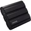 Жёсткий диск внешний  Samsung 4TB  PORTABLE SSD T7 SHIELD MU-PE4T0S/EU EXTERNAL SSD, BLACK, WATER & DUST PROOF IP65, READ 1050 MB/S, WRITE 1000 MB/S, SHOCK RESISTANCE, USB 3.2 GEN.2, (SSD EXTERN/ВНЕШНИЙ SSD) 