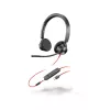 Casti cu microfon  Poly Poly Blackwire 3325-M Stereo USB-C Headset, 3.5 mm, Microsoft Teams Certified, Microphone noise-canceling, SoundGuard, DSP, Receive output from 80 Hz–20 kHz, Microphone 100 Hz–10 kHz, Call answer/ignore/end/hold, redial, mute, volume +/-, CABLE LENGT 