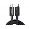 Кабель  UGREEN UGREEN Cable Type-C to Type-C Thunderbolt 4, 40Gbps, 0.8m US501, Black 