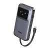 Power Bank  UGREEN POWER BANK WITH CABLES TYPE-C, 10000MAH ,30W UNO SERIES, SPACE GRAY 35603B 