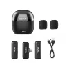 Microfon  Boya Boya 2.4GHz Dual-Channel Wireless Microphone System with Charging Case (BY-WM3T-U2), Type-C Jack, Black BY-WM3T-U2 