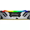 Модуль памяти  KINGSTON 48GB DDR5-6000  Kingston FURY® Renegade Silver DDR5 RGB, PC48800, CL32, 1.35V, 2Rx8, Auto-overclocking, Symmetric SILVER Large heat spreader, Dynamic RGB effects featuring Kingston FURY Infrared Sync technology, Intel XMP 3.0 Ready  (Extreme Memory P 