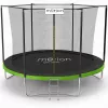 Батут  THUNDER Trambulina de gradina pentru copii, Jumi, 244 cm (8Ft), cu plasa de protectie interioara, Negru 