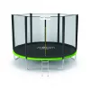 Батут  THUNDER Trambulina de gradina pentru copii, Jumi, 305 cm (10Ft), cu plasa de protectie exterioara, Negru 