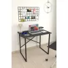 Masa de birou  Nex Home Masa de birou Metal Nex Home 60 x 90 cm, Antracit 