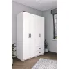 Dulap  Nex Home Dulap cu balamale, 4 usi Nex Home 180 x 47 x 120 cm, Alb 
