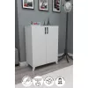 Шкаф  Nex Home Dulap multifunctional cu 2 usi si 4 compartimente Ceren Nex Home 72 x 32 x 88 cm, Alb 
