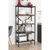 Etajera   Nex Home Raft pentru bucatarie cu 5 nivele Nex Home 66 x 35 x 128 cm, Antracit 