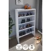 Тумба для обуви  Nex Home Pantofar cu 5 compartimente Nex Home 90 x 32 x 106 cm, Alb 