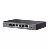 Comutator de retea  TP-LINK .6-port Gigabit Switch TP-LINK, "ES206GP", with 4 port PoE+, Auto Recovery, 65W Budget, steel case 