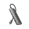 Docking station  UGREEN UGREEN HUB 4in1 Type-C 3.0 to 2*Type-C 3.2 + 2*USB 3.1 CM480, Silver 