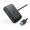 Док-станция  UGREEN UGREEN USB 3.0 Hub 1m CR113, Black 