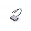 Cablu USB  UGREEN UGREEN Adapter Audio Type-C 3.0 to Type-C 3.0 PD + 3.5mm CM231, Grey UG_61644 