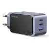 Зарядное устройство  UGREEN UGREEN Nexode Air GaN Mini 2*Type-C+USB-A 65W, Black 