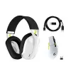 Игровые наушники  LOGITECH Bundle Wireless Logitech G435 Ultra-light Bluetooth Gaming Headset White with Wireless Logitech G304 Lightspeed Gaming Mouse White LO 981-001163 