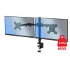 Держатель для монитора  ESPERANZA Arm for 2 monitor 10"-27"  Esperanza SYLEN ERW018, Adjustable desk display mounting arm, Tilt adjustment (up/down): +80o/-90o, Right/left adjustment: 