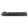 Сетевой фильтр  SVEN Surge Protector  10 Sockets,  3m, Sven "SF-10E-16", Black, flame-retardant material 