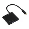 Docking station  HAMA 135729, 4IN1 USB-C MULTIPORT ADAPTER FOR 2X USB 3.1, HDM, USB-C 