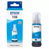 Cartus cerneala  EPSON Epson 108 EcoTank Cyan ink bottle 70ml, 7200p. for EcoTank L8050 & L18050. 