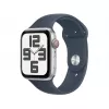 Smartwatch  APPLE WATCH SE 2 LTE 44MM SILVER ALUMINUM CASE WITH STORM BLUE SPORT BAND M/L MRHH3 