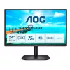 Monitor  AOC 23.8"  VA LED 24B2XDAM BLACK BORDERLESS (4MS, 20M:1, 250CD, 1920X1080, 178°/178°, VGA, DVI, HDMI, SPEAKERS 2 X 2W, AUDIO LINE-OUT, VESA)  24B2XDAM 