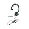 Наушники с микрофоном  Poly Poly Blackwire 3315-M Mono Microsoft Teams Certified USB-С Headset, 3.5 mm, Microphone noise-canceling, SoundGuard, DSP, Receive output from 80 Hz–20 kHz, Microphone 100 Hz–10 kHz, Call answer/ignore/end/hold, redial, mute, volume +/-, CABLE LENGTH 2 